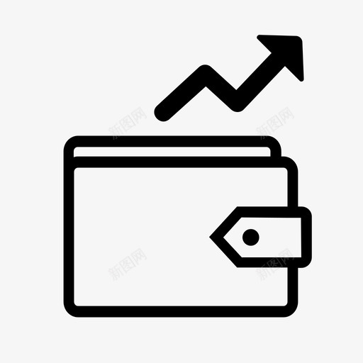 赚钱加薪钱包图标svg_新图网 https://ixintu.com 加薪 财务要领 赚钱 钱包