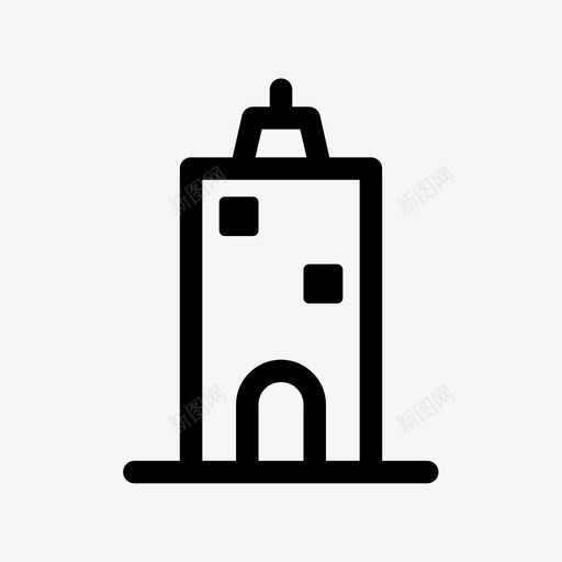 酒店公寓大楼图标svg_新图网 https://ixintu.com 公寓 大楼 小屋 豪华酒店 酒店