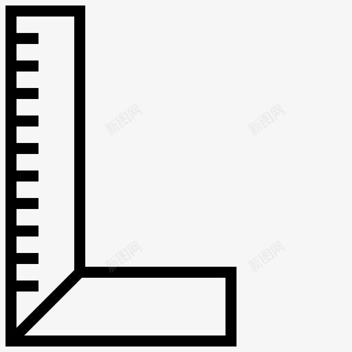 比例尺建筑测量图标svg_新图网 https://ixintu.com 尺 建筑 施工工具 比例尺 测量
