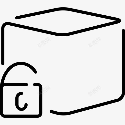 保护箱超薄物流工具商业物流超薄图标svg_新图网 https://ixintu.com 保护箱超薄物流工具 商业 物流超薄