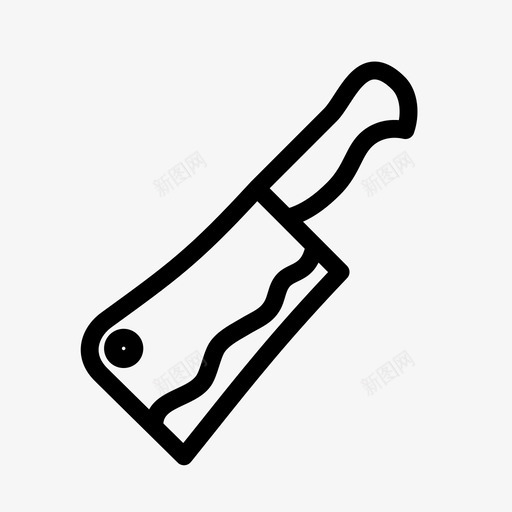 采购产品劈刀切割厨房用具图标svg_新图网 https://ixintu.com 刀 切割 厨房用具 家俱 工具 采购产品劈刀