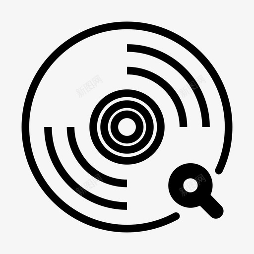 光盘搜索cd数据图标svg_新图网 https://ixintu.com cd 光盘卷1 光盘搜索 存储 数据 查找
