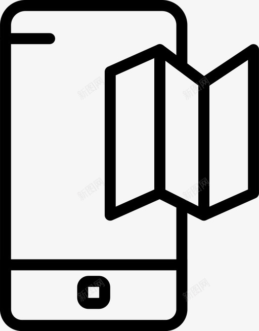手机地图通讯功能图标svg_新图网 https://ixintu.com smashicons手机功能概述 功能 手机 手机地图 通讯