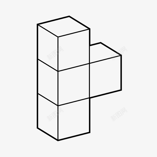 soma立方体块构造形式图标svg_新图网 https://ixintu.com soma立方体块 俄罗斯方块 形式 构造 游戏