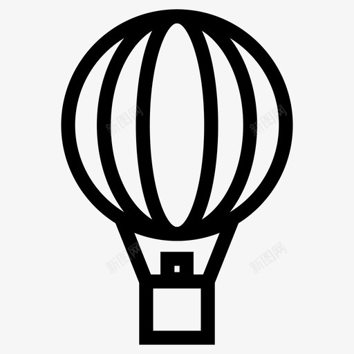 热气球蒙哥尔菲汽车图标svg_新图网 https://ixintu.com 汽车 热气球 热气球车 蒙哥尔菲
