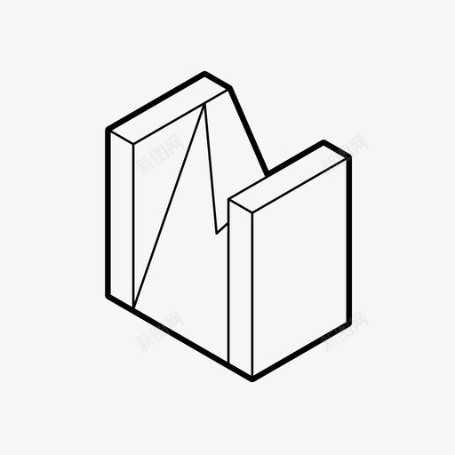 画法几何模型建筑形式图标svg_新图网 https://ixintu.com 体积 建筑 形式 画法几何模型 透视
