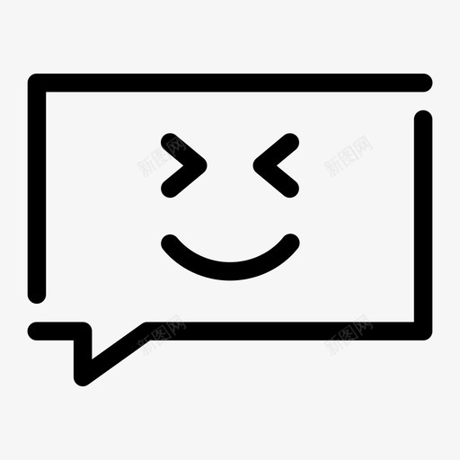 开心留言开心聊天开心评论图标svg_新图网 https://ixintu.com 开心留言 开心聊天 开心评论 微笑 界面缺口 短信