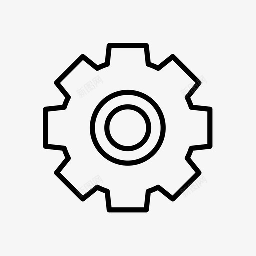 齿轮更多选择偏好图标svg_新图网 https://ixintu.com 偏好 更多选择 齿轮