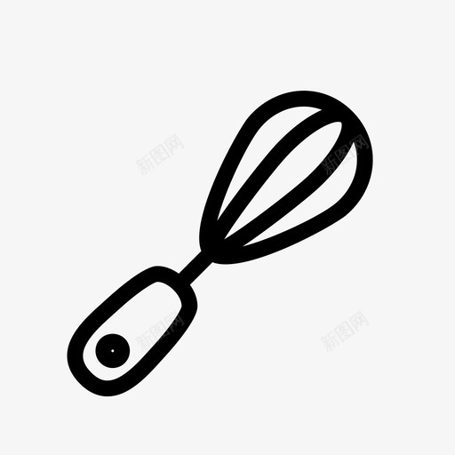打蛋器厨师食物图标svg_新图网 https://ixintu.com 厨师 厨房 家俱 工具 打蛋器 食物