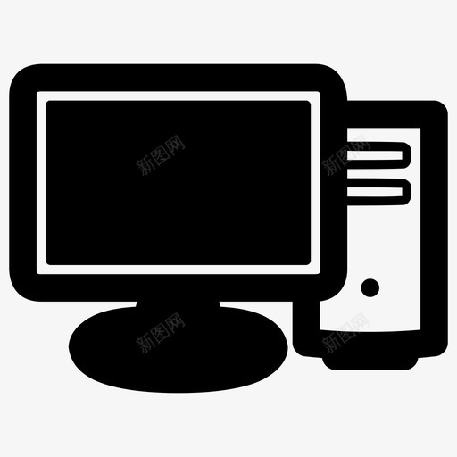 个人电脑电脑电脑外壳图标svg_新图网 https://ixintu.com it 个人电脑 电脑 电脑外壳 电脑零件 硬件