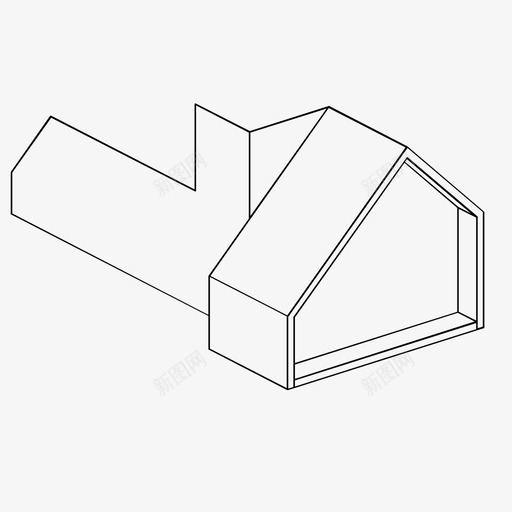 房子建筑房屋图标svg_新图网 https://ixintu.com 建筑 房子 房屋