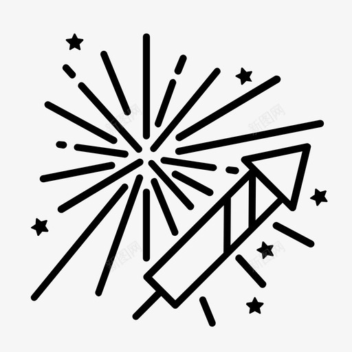 鞭炮庆祝烟火图标svg_新图网 https://ixintu.com 庆祝 烟火 聚会 除夕 鞭炮