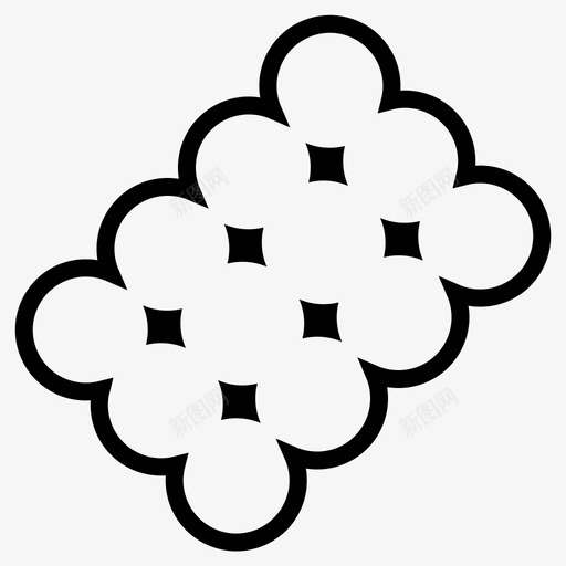 甜点烘焙饼干图标svg_新图网 https://ixintu.com 厨房 烘焙 甜点 美味的茶点时间 茶室 饼干