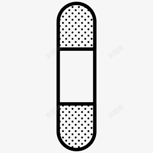 绷带伤口医生图标svg_新图网 https://ixintu.com 伤口 医生 疾病 绷带 药房 药房图标集 贴片