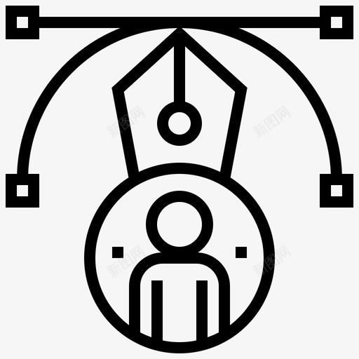 文章数字营销图标svg_新图网 https://ixintu.com 战略 数字 数字营销 文章 研究 营销