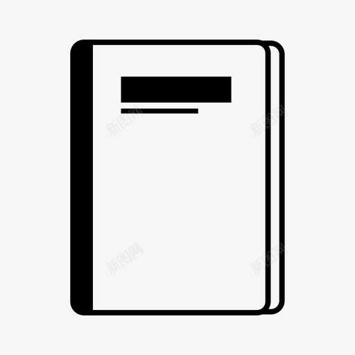 笔记本课本封面图标svg_新图网 https://ixintu.com 封面 笔记本 课本