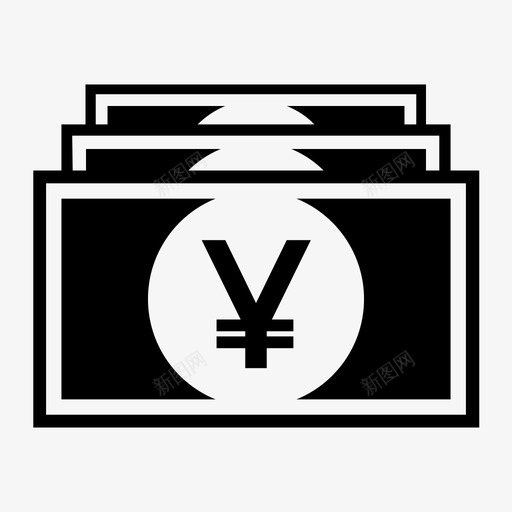 钞票银行业务货币图标svg_新图网 https://ixintu.com 储蓄 日元 货币 货币银行货币 钞票 银行业务