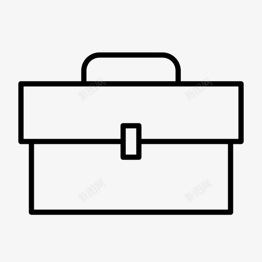 公文包包人图标svg_新图网 https://ixintu.com 人 公文包 办公室 包 工作