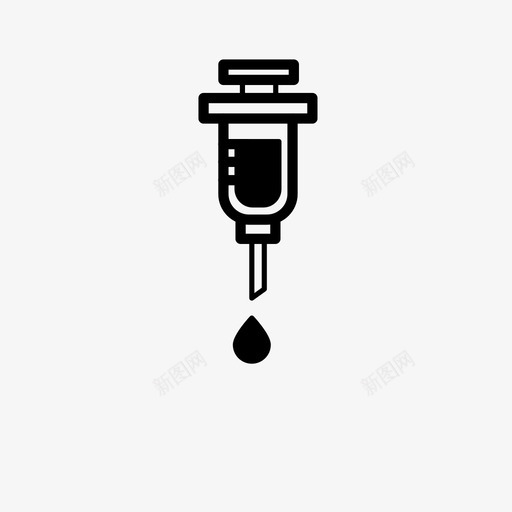 注射器医疗保健医院图标svg_新图网 https://ixintu.com 医疗保健 医药 医院 注射器