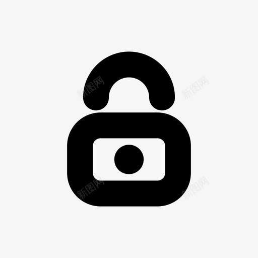安全固定锁定图标svg_新图网 https://ixintu.com 固定 安全 稳定 锁定