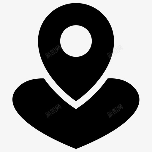 地点爱心心定位器图标svg_新图网 https://ixintu.com 地点爱 心 心定位器 心针 爱和浪漫符号图标 爱符号 爱针