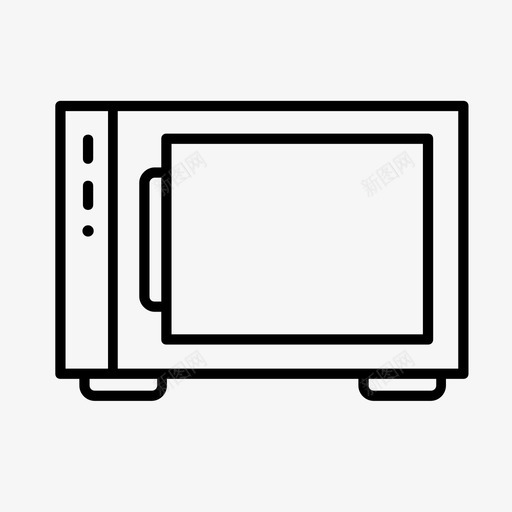 微波炉电器厨师图标svg_新图网 https://ixintu.com 厨师 厨房 微波炉 烹饪 电器