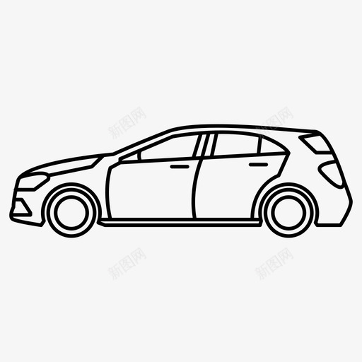 a级车奔驰图标svg_新图网 https://ixintu.com a级 a级收藏 奔驰 车