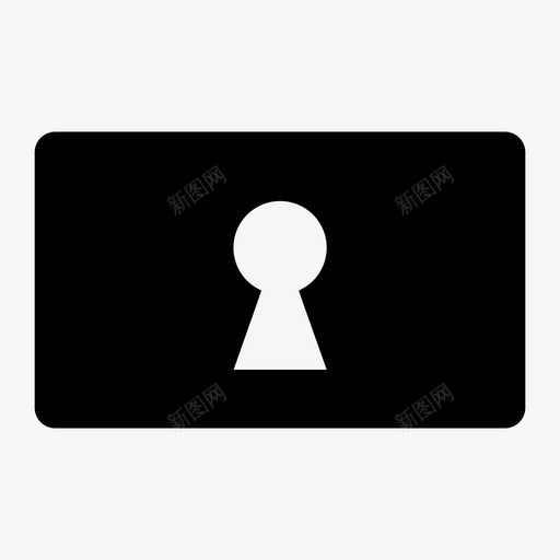 锁关闭门锁图标svg_新图网 https://ixintu.com 关闭 挂锁 符号 锁 门锁