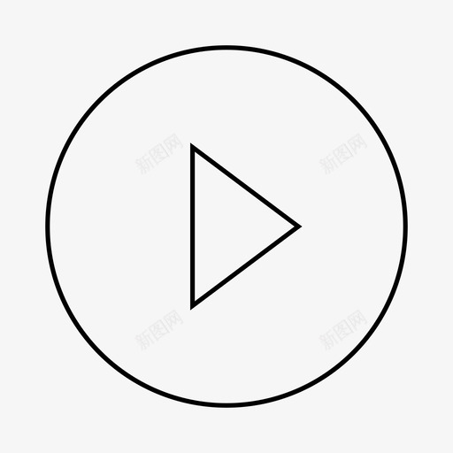 播放循环播放按钮播放音乐图标svg_新图网 https://ixintu.com 播放循环 播放按钮 播放歌曲 播放音乐 素材线