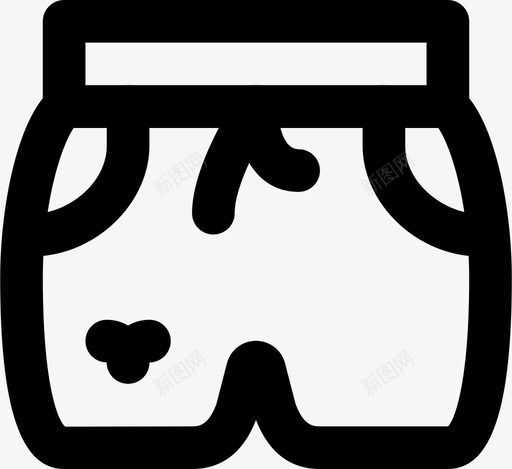 短裤衣服时尚图标svg_新图网 https://ixintu.com 帅哥男装md大纲 时尚 男装 短裤 衣服