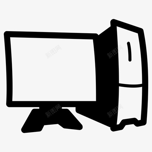 个人电脑电脑外壳电脑零件图标svg_新图网 https://ixintu.com it 个人电脑 电脑外壳 电脑零件 硬件