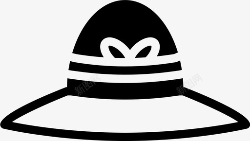 女帽配饰时尚图标svg_新图网 https://ixintu.com smashicons女式配饰纯色 女帽 时尚 配饰