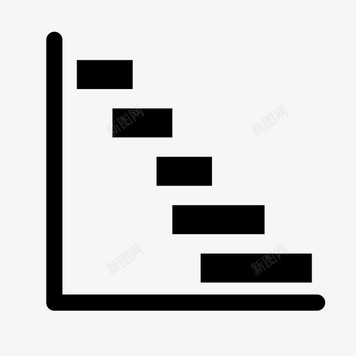 甘特图图表项目管理图标svg_新图网 https://ixintu.com 图表 图表和数据可视化 甘特图 项目管理 项目计划