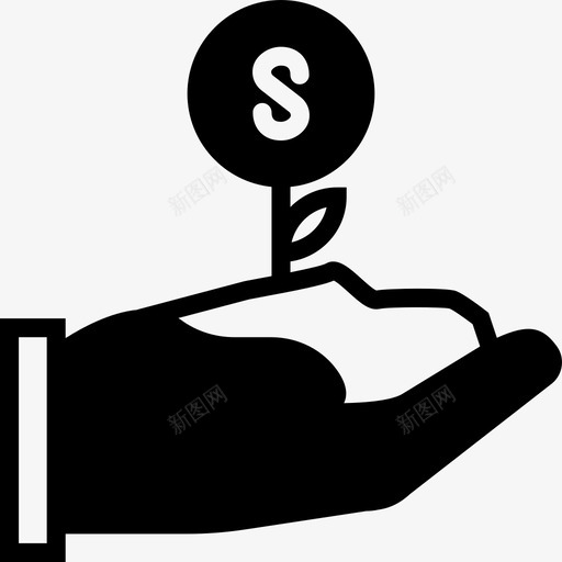 赚钱商业金融图标svg_新图网 https://ixintu.com 史密森营销扎实 商业 营销 赚钱 金融