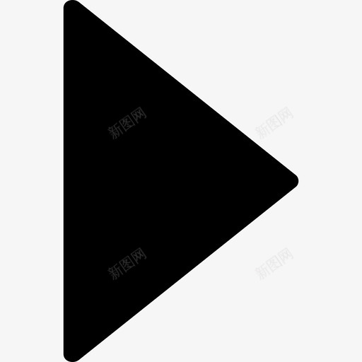 播放右箭头的填充三角形按钮多媒体管理用户界面图标svg_新图网 https://ixintu.com 多媒体 播放右箭头的填充三角形按钮 管理用户界面