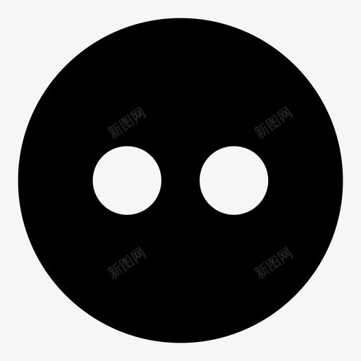 钮扣衣服手工制作图标svg_新图网 https://ixintu.com 手工制作 缝合 缝纫 衣服 钮扣