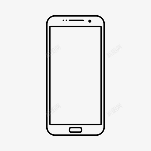 智能手机安卓手机s7图标svg_新图网 https://ixintu.com s7 s7edge 三星 安卓手机 智能手机
