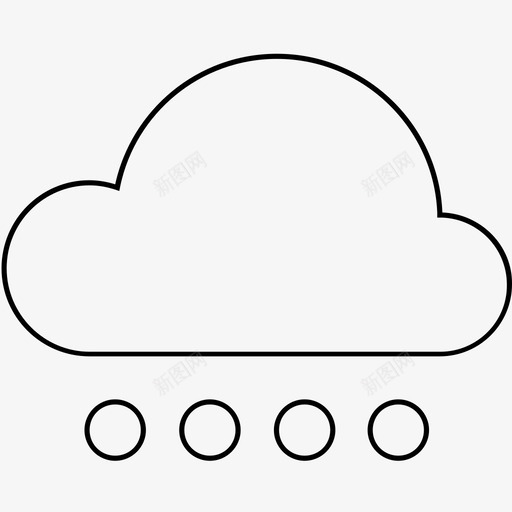 云与秀天气图标svg_新图网 https://ixintu.com 云与秀 天气