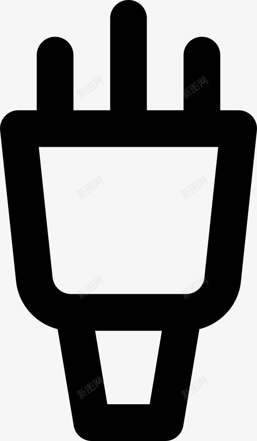 uk插头电缆连接器图标svg_新图网 https://ixintu.com smashicons连接器电缆md轮廓 uk插头 电缆 连接器