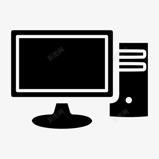 个人电脑电脑电脑外壳图标svg_新图网 https://ixintu.com it 个人电脑 电脑 电脑外壳 电脑零件 硬件