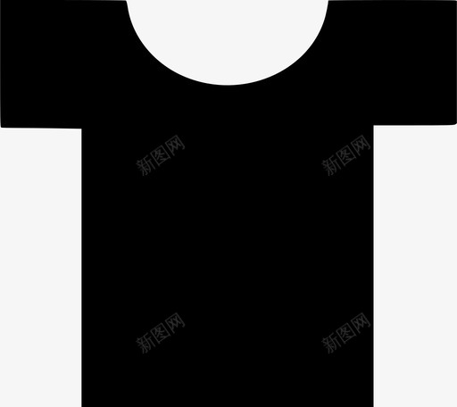 T恤衣服上衣图标svg_新图网 https://ixintu.com T恤 上衣 衣服