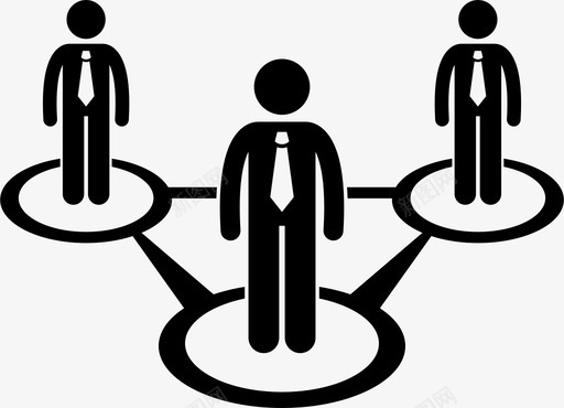 人脉网商圈人脉图标svg_新图网 https://ixintu.com 人脉 人脉网 商圈
