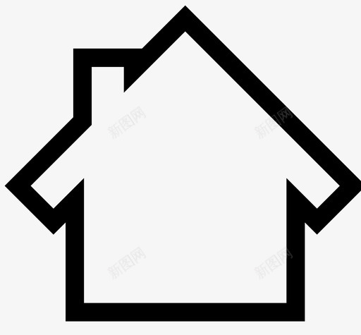 家家庭房子图标svg_新图网 https://ixintu.com 家 家庭 房子 村庄 邻居