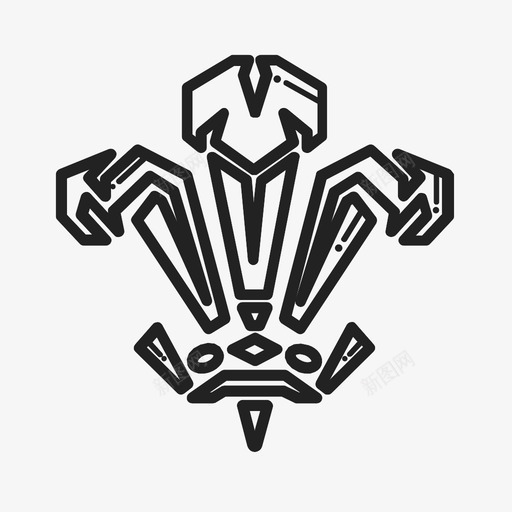威尔士国家橄榄球图标svg_新图网 https://ixintu.com try 国家 威尔士 橄榄球