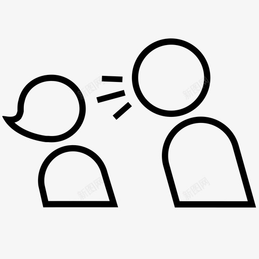 辱骂欺凌家庭虐待图标svg_新图网 https://ixintu.com 大喊大叫 家庭虐待 支配 欺凌 辱骂 骚扰