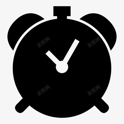 闹钟钟面小时图标svg_新图网 https://ixintu.com 小时 时间 计时器 钟面 闹钟