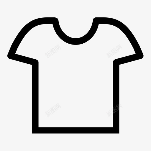 T恤休闲服装图标svg_新图网 https://ixintu.com T恤 休闲 时尚 服装