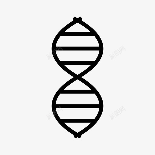 dna双螺旋生命图标svg_新图网 https://ixintu.com dna dna医学 医学 双螺旋 生命