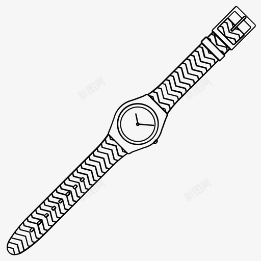Z字型腕表swatchtime图标svg_新图网 https://ixintu.com Z字型腕表 swatch time 腕表