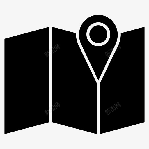 路线图方向地图图标svg_新图网 https://ixintu.com 地图 方向 街道地图 路线图